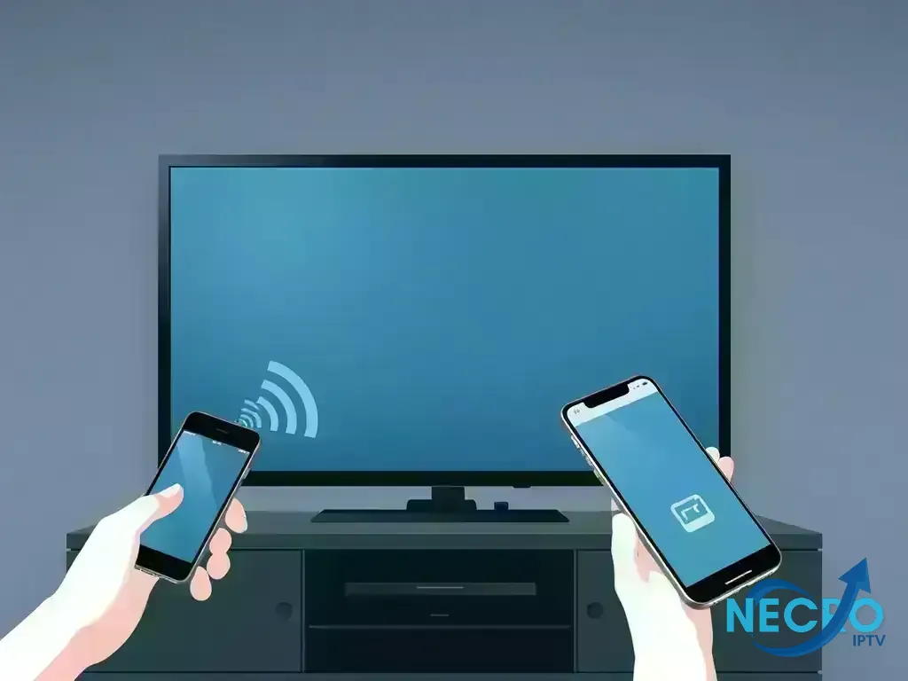 iPhone using AirPlay to stream IPTV