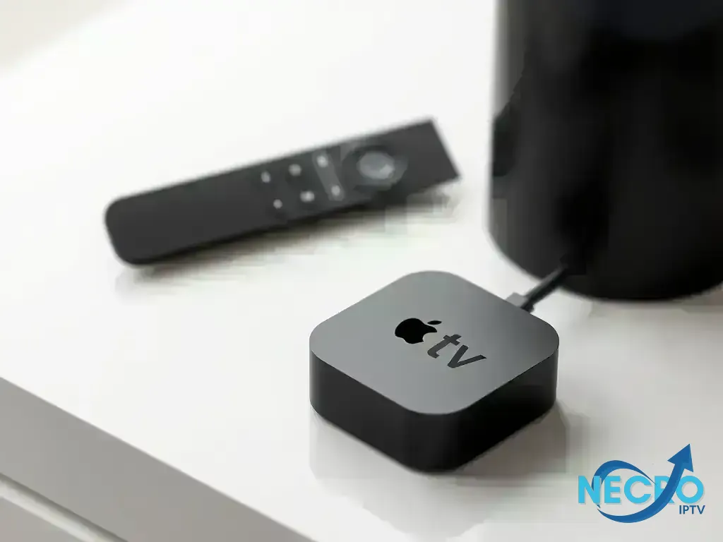Apple TV 4K device with Siri remote